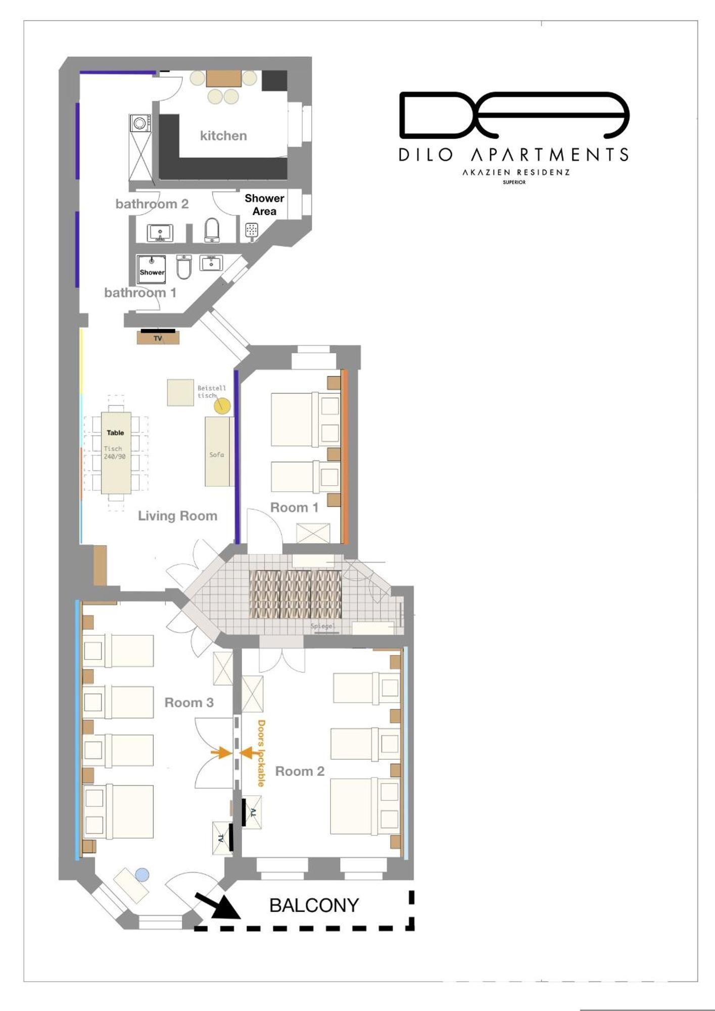 Dilo Apartments - Akazien Residenz Apartment Berlino Esterno foto